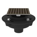 Rohl Decorative Shower Drain Matrix Complete Cast Iron Drain Assembly SDCI2-3143EB